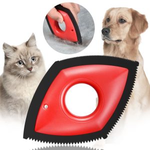 Pet Hair Remover Cat Fur Cleaning Device Carpet Sofa Car Detail Scraper Lint Removal Silicone Cat Fur Removal Brush