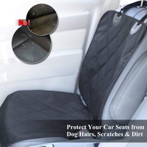 Waterproof Oxford Mat Front Rear Seat Cover Protector Cotton Inside Mat Anti Scratch For Cat Pet Carrier Pet Supplies