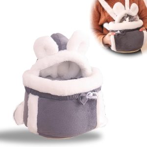 Pet Carrier Bag, Cat Bag Carrier, Double Pocket Cat Front Pack, Carry Bag For Pets, Warm Pet Carrier Bag, Travel Backpacks For Cat Backpack