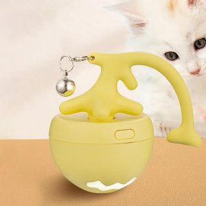 USB Rechargeable Moving Cat Toy Ball for Self-Play