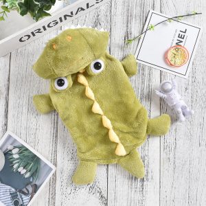 Warm Dinosaur Cat Costume for Halloween and Winter