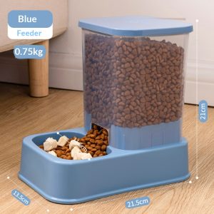 Cat Bowl Food And Water Dispenser Automatic Dual-bowl Feeder Feeding Pet Supplies