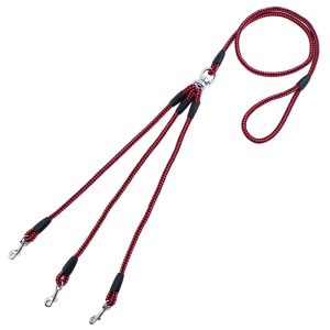 Three-Way Pet Leash for Multiple Pets