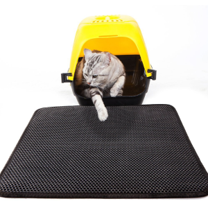 Waterproof Pet Cat Litter Mat EVA Double Layer Cat Litter Trapping Pet Litter Cat Mat Clean Pad Products For Cats Accessories