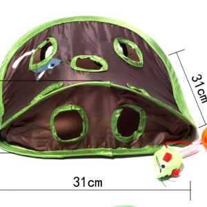 Nine-Hole Puzzle Cat Toy with Mouse, Ball and Bell