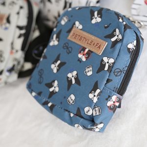 Bullfight print backpack pet backpack