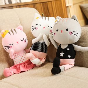 Yoga Cat Doll Plush Toy Cute Little Daisy