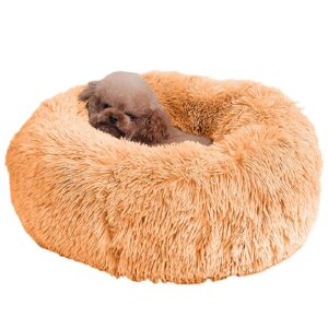Calming Donut Cat Bed — Ultra-Soft Fleece Nest