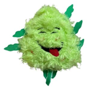Funny Catnip Plush Cat Toy, Weed Nug Design