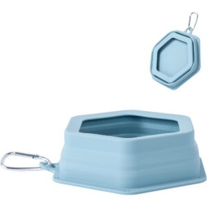 Spill-Proof Collapsible Dog Travel Bowl for Cars