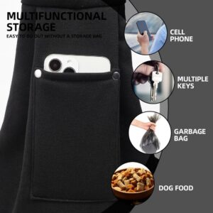 Reversible Dog Sling Carrier with Storage Pocket