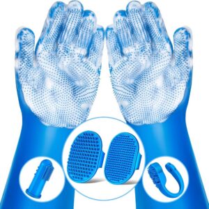 6-Piece Dog Grooming Glove Set