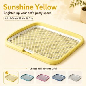 Indoor Dog Potty Tray with Removable Grate