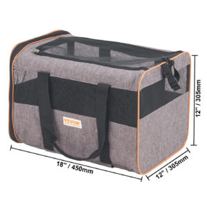 Rolling Cat Carrier with Telescopic Handle, 22 lb
