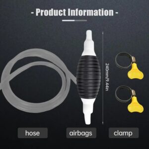 Aquarium Siphon Pump for Fish Tank Water Changes