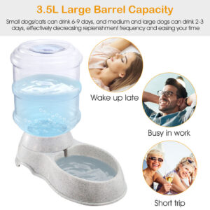 3.5 L Gravity Pet Water Dispenser with Base